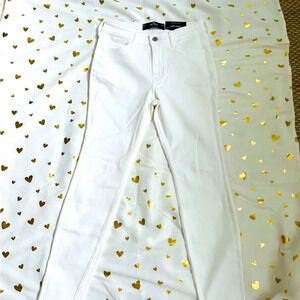 Hollister High Rise Super Skinny White Jeans Size 26s NWT